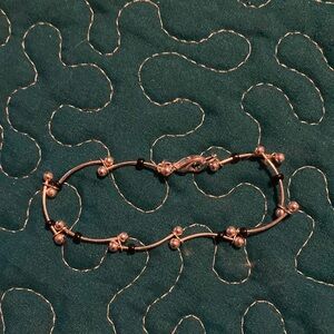 Elegant Silver and Black Beaded Bracelet